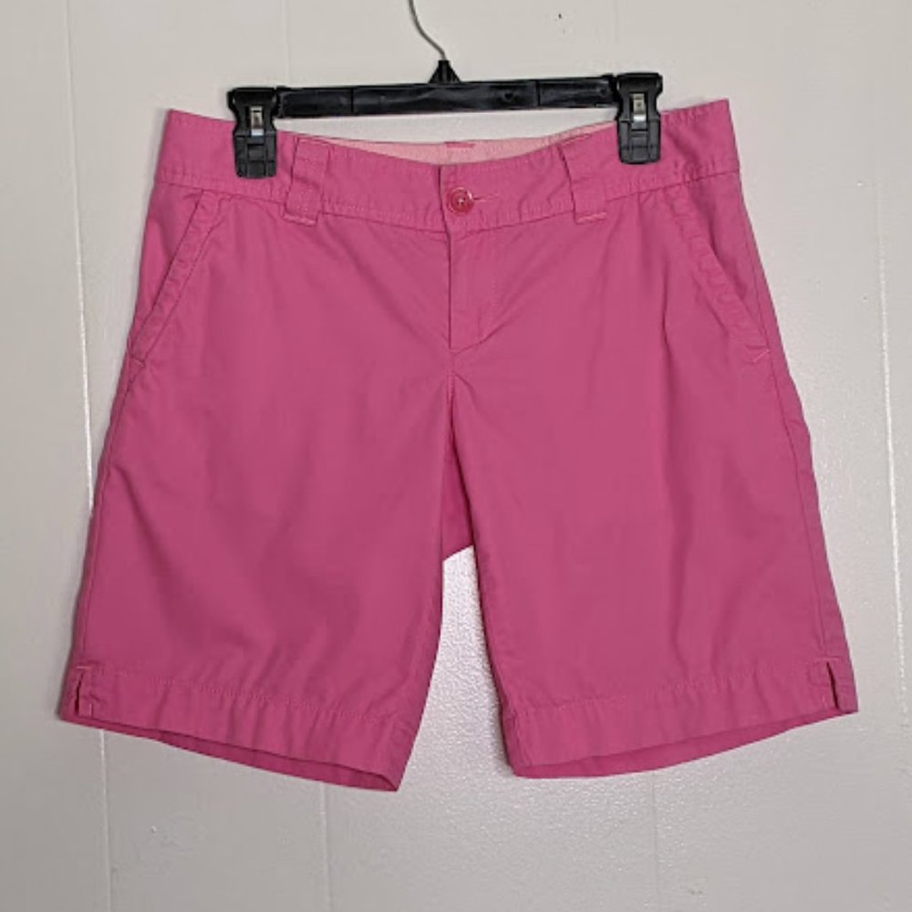 Lilly Pulitzer Cotton Pink Bermuda Shorts. Size 4.
